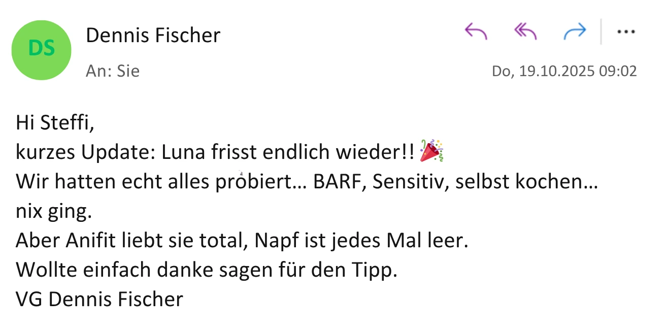 Anifit E-Mail Screenshot 3